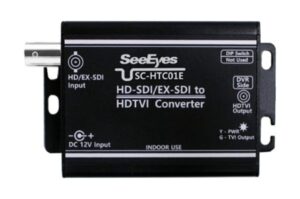 Medienkonverter, HD/EX-SDI nach TVI, EX-SDI 1.0/2.0, 1080p, 12VDC