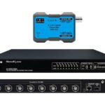 Medienkonverter Set, 8-Kanal, Ethernet über Koax, Sender, Empfänger, Reichweite 1000m