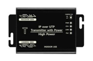 1-Kanal-IP Transmitter, Sender PoE über UTP, High Power (70W) ,Hohe Reichweite bis 800m