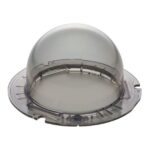 Klare Plastikkuppel mit kreisförmigem Sockel, geeignet zur Abdeckung von Geräten.