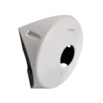 Weiße Bosch-Abdeckung mit mittiger Öffnung, seitlicher Ansicht.