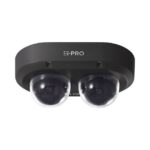 Netzwerk Multisensor Kamera U-Serie, 2x4MP@30fps,2,9-7,3mm IK10, IP66/IP67, IR, out,black