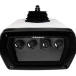 Kamera von Dallmeier mit mehreren Objektiven und schwarzem Gehäuse.