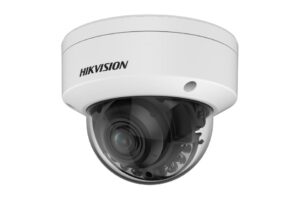 Netzwerk Fix Dome, 24h Farbe, 6MP, 2,8-12mm, Weißlicht, Alarm, Audio, schwarz