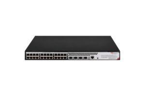 Switch, Smart managed, 24x RJ45, 4x SFP, 230VAC