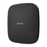 Ein schwarzes Ajax-Gerät in quadratischer Form mit abgerundeten Ecken.