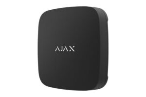 Ein schwarzes Ajax-Gerät mit abgerundeten Ecken.
