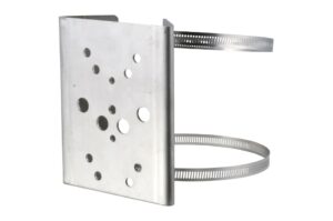 Mastkonsole für Raytec LED Scheinwerfer Raymax, Raylux, Fusion, Vario, Ø 50-170mm