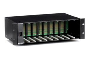 19" Baugruppenträger für 10 Video Zweidraht S/E-Karten, 240VAC