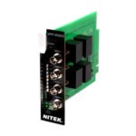 Passive Zweidraht 4-Kanal S/E Karte für Video und Daten, BNC-RJ45 Ein/Ausgänge