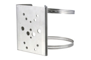 Mastkonsole für 2 Raytec LED Scheinwerfer Raymax, Raylux, Fusion, Vario, Ø 50-170mm