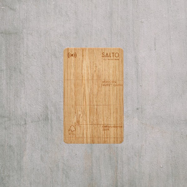 RFID-Gästekarten aus Bambus