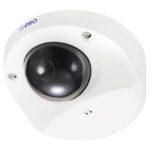 Netzwerk Compact Dome S-Serie, 4MP@30fps, 2,4mm AI, IR, IK10, smocked, in