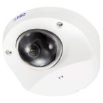 Netzwerk Compact Dome S-Serie, 4MP@30fps, 2,4mm AI, IR, IP66, IK10, out