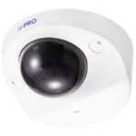 Netzwerk Compact Dome U-Serie, 4MP@30fps, 2,4mm IR, smoked, in