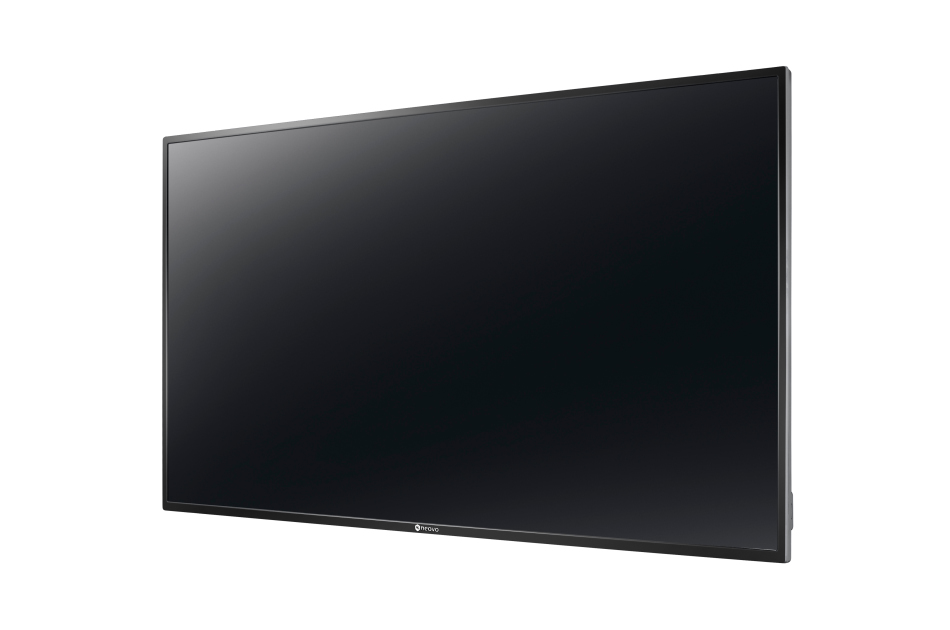 48” (122cm) LCD Monitor, LED, 1920x1080, Composite, YUV, VGA, DVI, HDMI, schwarz