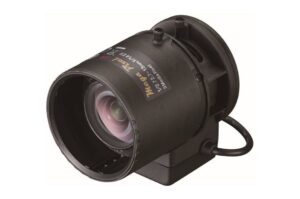 Tamron Varifokal-Objektiv 2,7-13 mm für CCTV-Kameras – Weitwinkel 26,7-125,1°, Manuelle Einstellung, Kompatibel mit 1/2,7″ Sensoren