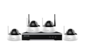 Hikvision NK42W1H-1T (230773) Überwachungskamera – Full HD 1080p Sicherheitskamera mit IR-Nachtsicht 30 m, Bewegungserkennung, IP67, 1TB, WLAN