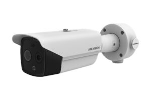 Hikvision DS-2TD2617-6/QA(O-STD) Wärmebildkamera IP66 PoE – Branderkennung & Temperaturmessung, 559 m Reichweite, 160x120 Thermalsensor, 30 fps, 6.2/8 mm, H.264/H.265 für Außenüberwachung