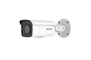 Hikvision DS-2CD2T87G2-LSU/SL 4K 8MP ColorVu Außenkamera, 2.8mm 102° Weitwinkel, Weißlicht-Nachtsicht, IP67, PoE, Audio, WDR 130dB, H.265, 30 fps