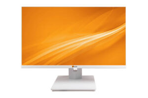 eneo 24-Zoll LED-Monitor: Full HD, 24/7 Betrieb, Weiß, HDMI & DisplayPort, 350 cd/m² Helligkeit