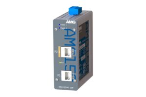Industrieller PoE-Injektor, 1 10/100/1000/2.5G/5G/10G Base-T(x) RJ45 mit 30W PoE gemäß 802.3at