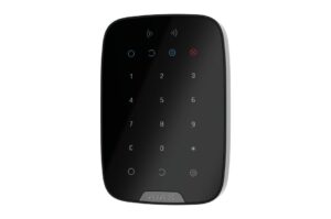 schwarz, Funkkanal-Tastenfeld, Touch, drahtlos erweiterter Sabotageschutz für Ajax Hub/Hub2/Hub Plus/Hub Hybrid