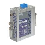 Industrieller 2-Kanal CVI/TVI/AHD/CVBS Video Transmitter, 2x Kontakt in Videorichtung, 1x in Return, Singlemode 20km, 1 Faser, 1310nm