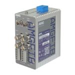 Dual Industrieller 2-Kanal CVI/TVI/AHD/CVBS Video Empfänger 2x Kontakt in Videorichtung, 1x in Return, Multimode 500m, 1 Faser, 1550nm