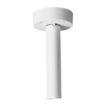 Halter für die Installation einer DDZ5230 DN Outdoor-Kamera an Decken, innenliegende Kabelführung, Länge 25 cm pulverbeschichtet, weiß