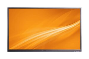 eneo Industrie-Monitor 43 Zoll: 24/7 LED-Display mit Full HD, 350 cd/m² Helligkeit und robustem Metallgehäuse