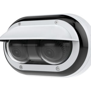 Axis P4708-PLVE 4K Multisensor-Panoramakamera mit Infrarot, motorisiertem Varifokal, PoE, Forensic WDR, True Day&Night, ONVIF, IP66/67 & IK10 für Außenüberwachung