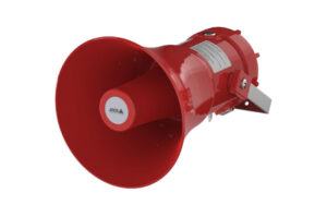 Axis XC1311 IP66 Netzwerklautsprecher – PoE 802.3af/at, ATEX/IECEx, SIP, -40°C bis +60°C, 7W, Aluminium rot