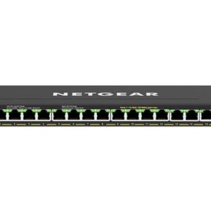 Netgear GS316EP Switch: Leistungsstarker 16-Port Gigabit Desktop-Switch mit PoE+ und 180W für Effiziente Netzwerke