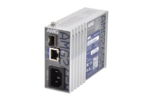 AMG Systems DIN Rail Medienkonverter: Hochleistungsfähiges Modul mit 90W, IEEE 802.3bt, IP40 für Single-/Multi-Mode Glasfaser-Netzwerke