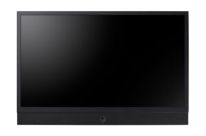 Hanwha Vision 32-Zoll LED-Monitor für Digital Signage - Full HD, 178° Betrachtungswinkel, 400 cd/m² Helligkeit, 16:9 Format, Schwarz