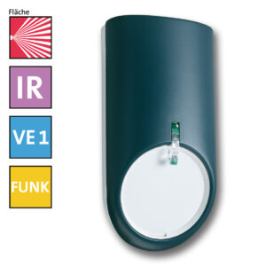 TELENOT comstar VAYO F215 schiefergrau Infrarot-Bewegungsmelder Funk - Effiziente Sicherheitslösung mit modernem Design