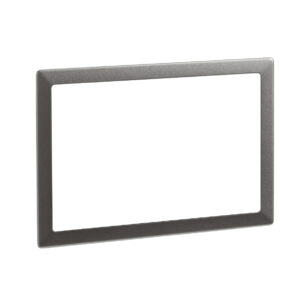TELENOT Design-Rahmen DR 800 aP RAL9007 Graualuminium - Hochwertiger Schutzrahmen für moderne Sicherheitssysteme