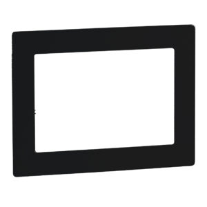 TELENOT Design-Rahmen DR 801 uP Schwarz – Hochwertiger Einbaurahmen für moderne Sicherheitssysteme