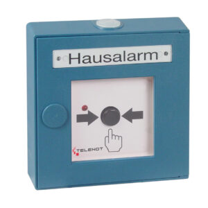 TELENOT Funk-Handfeuermelder Blau 4615 - Kabelloser Brandschutz mit Artikelnummer 100078550