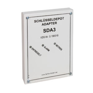 TELENOT Schlüsseldepotadapter SDA 3 im Gehäuse - Hochwertige Sicherheitslösung für Schlüsselaufbewahrung