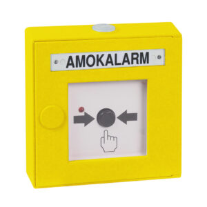 TELENOT Handmelder BUS-1 PBD-ABS-G-AMOKALARM – Zuverlässiger Amokalarm mit 1,50 m Reichweite