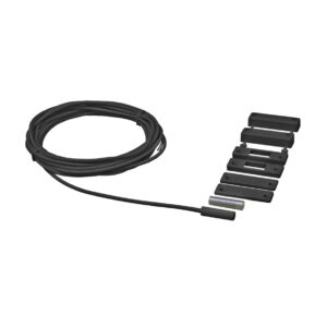 TELENOT Magnetkontakt MK4 Set anthrazitgrau mit 5m Kabel - Hochwertige Sicherheitstechnik für optimale Überwachung