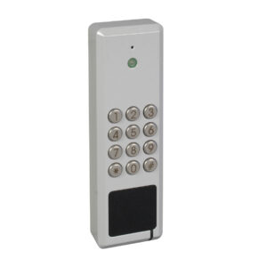 TELENOT HF-Tastaturleser HMD-TKWA Silber - Hochwertiger Zugangskontrollleser für Sicherheitssysteme