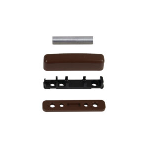 TELENOT Stabmagnet im Aufbaugehäuse SM-AG 30 Braun (2er Set) - Hochwertige Sicherheitstechnik für Tür- und Fensterüberwachung