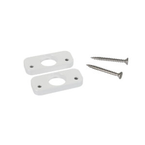 TELENOT Distanzplatten-Set 8363.9 RAL 9010 Reinweiß – Hochwertige Abstandshalter für optimale Installation