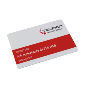 TELENOT Adressierkarte BLZ14 H5B - Optimale Sicherheitslösung mit Artikelnummer 100097089