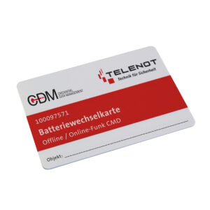 TELENOT Parametertransponder CDM: Anleitung für Batteriewechsel und Demontage – Tipps für Artikelnummer 100097571