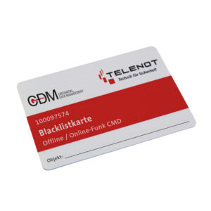 TELENOT Parametertransponder CDM Blacklistkarte 100097574 – Maximale Sicherheit und Zuverlässigkeit