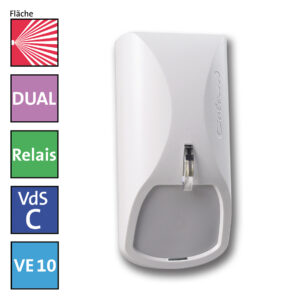 TELENOT Comstar Pro DUAL C10: Hochleistungs-IR-MW-Bewegungsmelder für maximale Sicherheit und Zuverlässigkeit